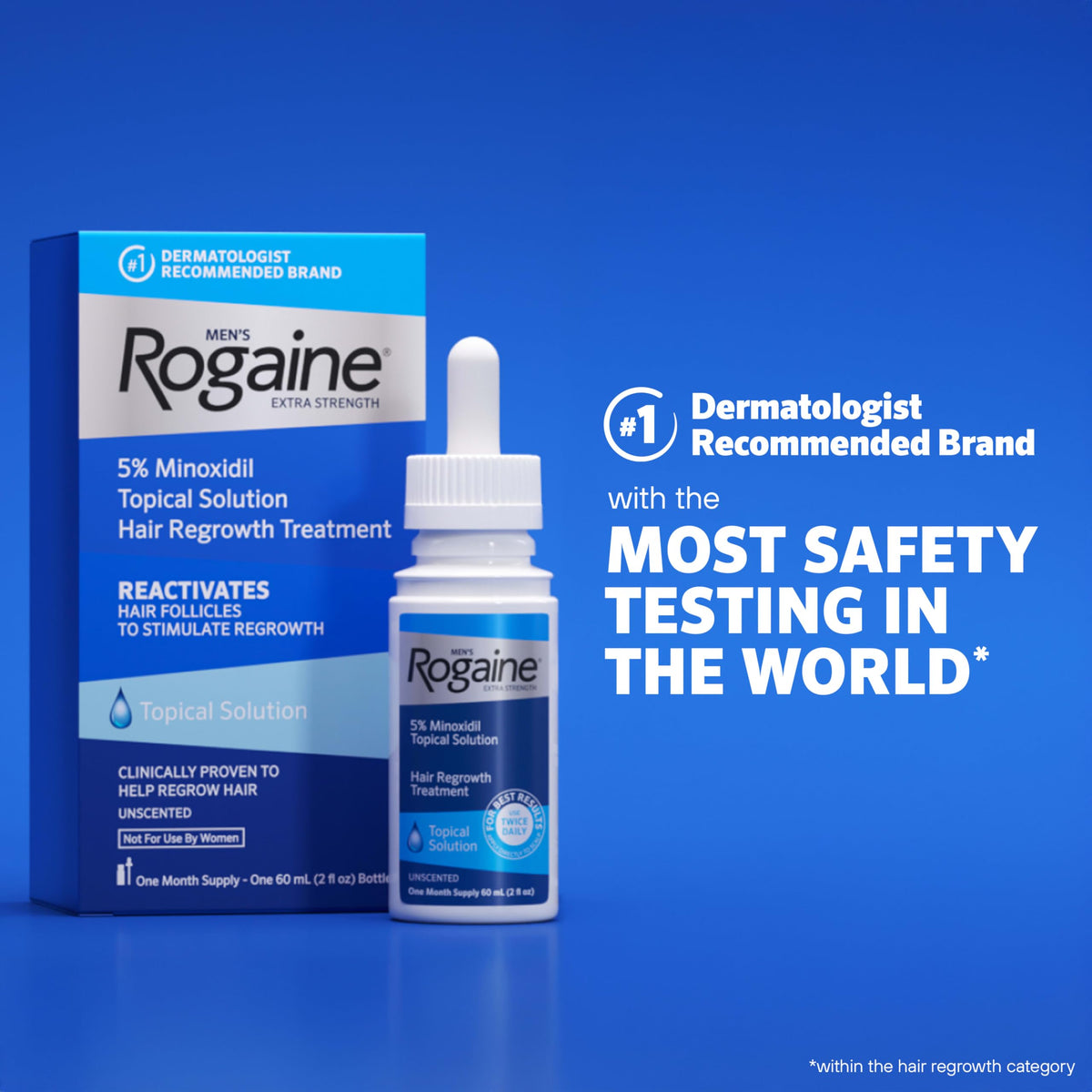 Rogaine Men's Hair Regrowth 5% Minoxidil Solution lifestyle setting