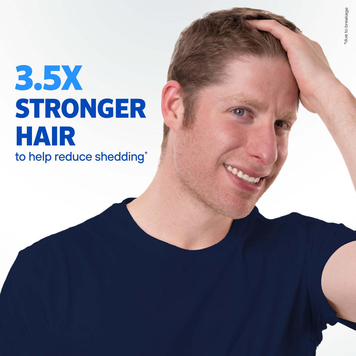 Rogaine Men's Thickening 2-in-1 Shampoo + Conditioner application process