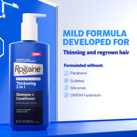 Rogaine Men's Thickening 2-in-1 Shampoo + Conditioner ingredients list