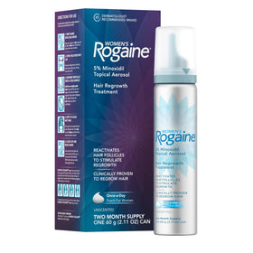 Rogaine Women's 5% Minoxidil Foam 2.11 oz bottle front view