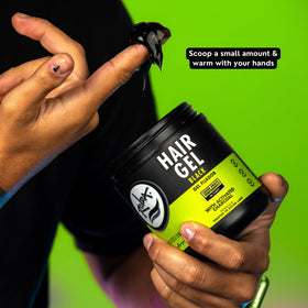 Rolda Black Hair Gel with activated charcoal ingredients