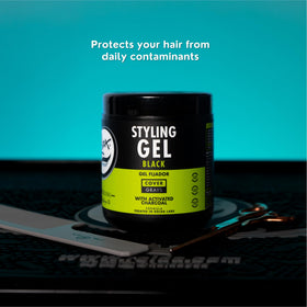 Rolda Black Hair Gel with activated charcoal ingredients