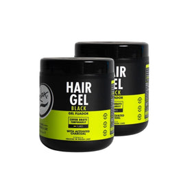 Rolda Black Styling Hair Gel 2 Pack front view