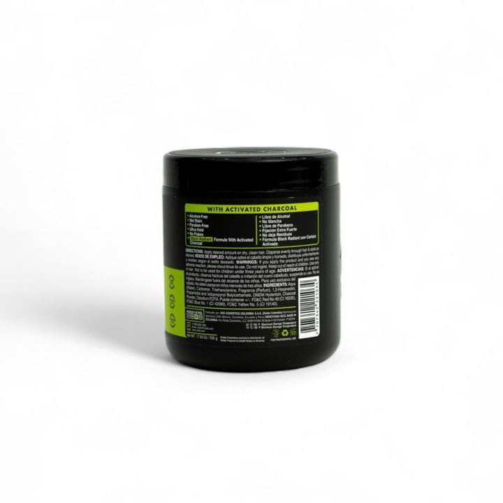 Rolda Black Styling Hair Gel with hair styling tools