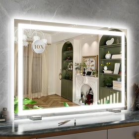 ROLOVE 32x22 Lighted Vanity Mirror front view