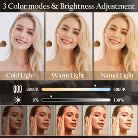 ROLOVE Vanity Mirror 360-degree rotation feature