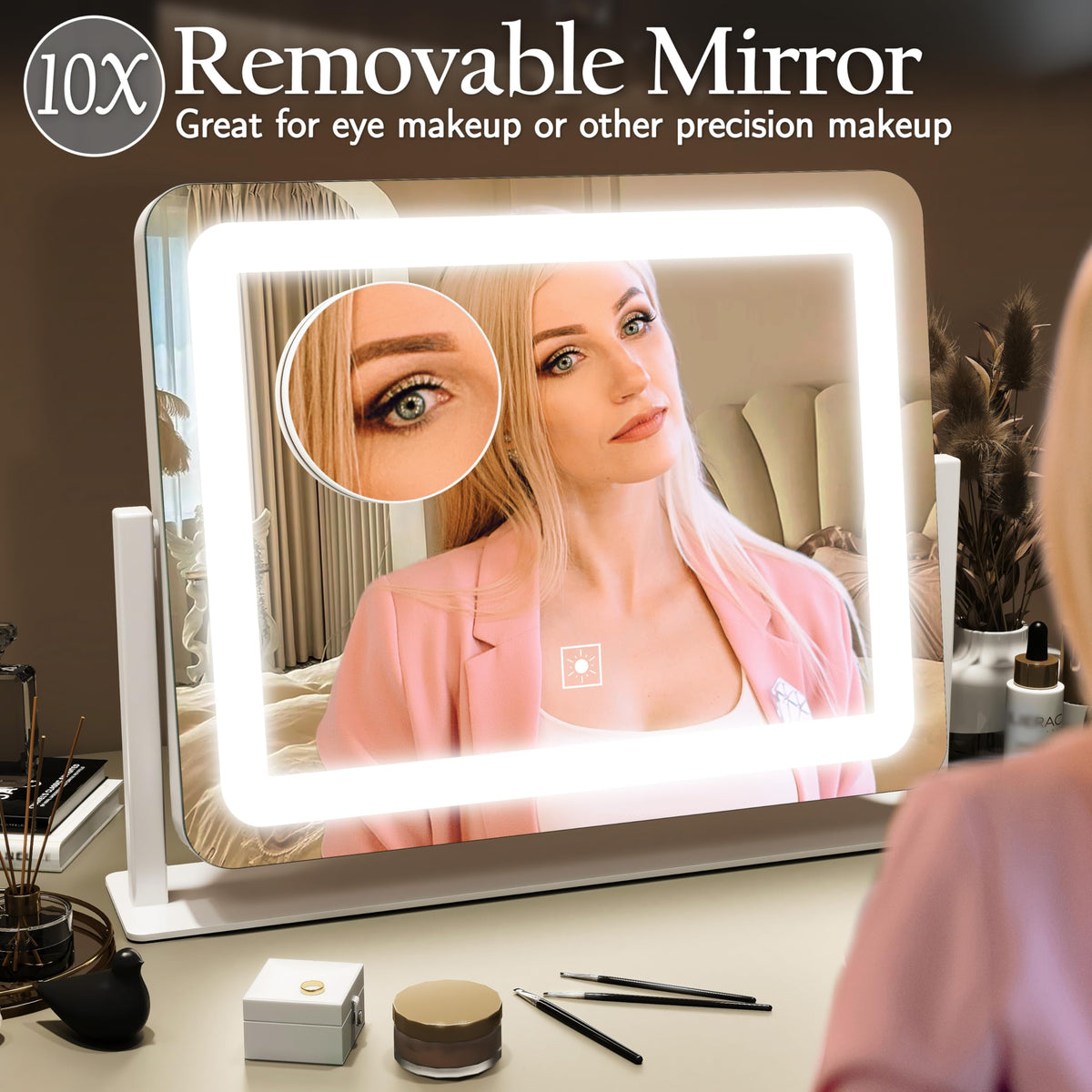ROLOVE Vanity Mirror packaged as a gift