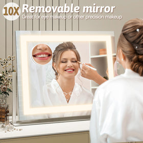 ROLOVE Vanity Mirror showing warm light setting