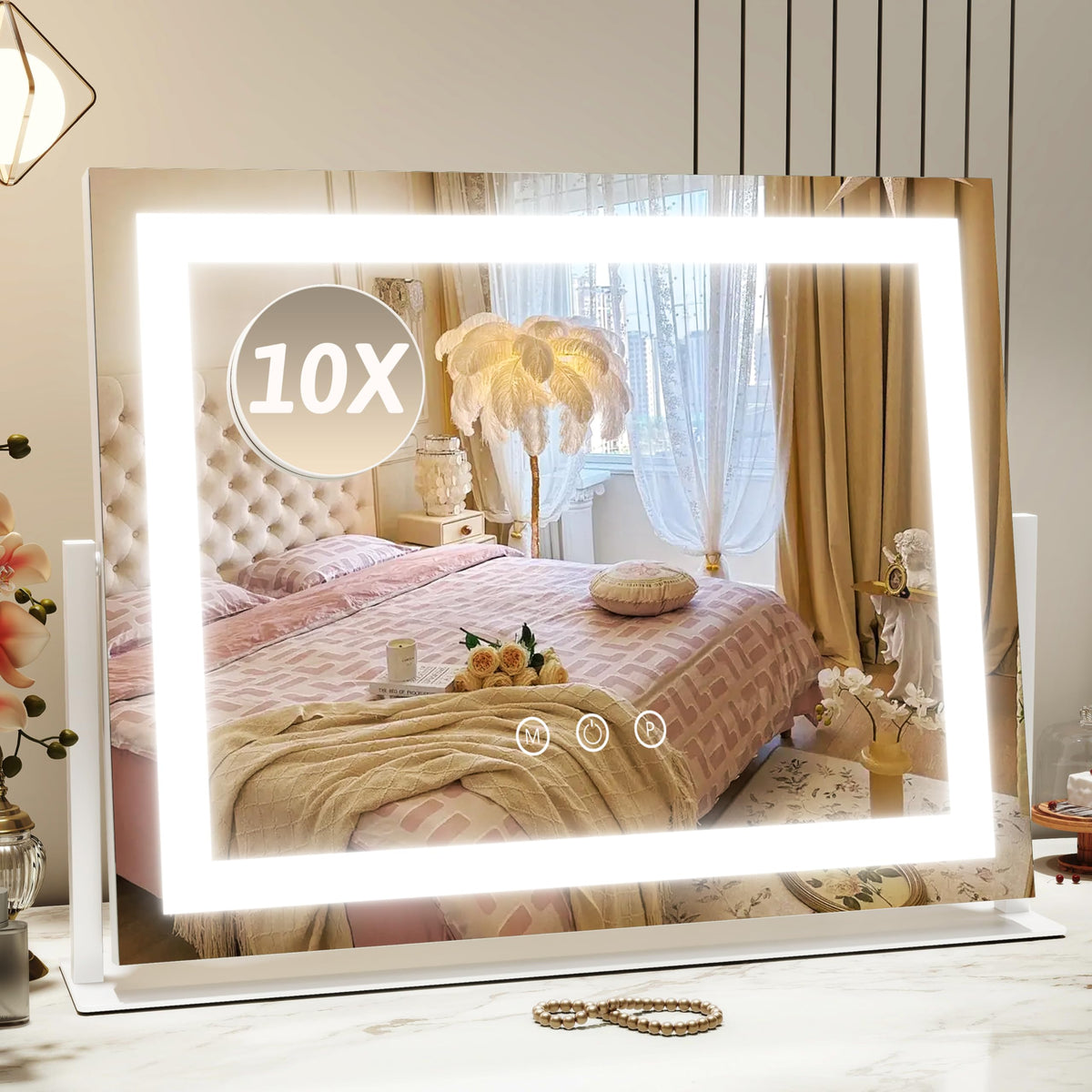 ROLOVE Vanity Mirror with Lights front view
