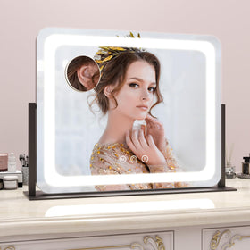 ROLOVE Vanity Mirror with soft non-slip rubber base