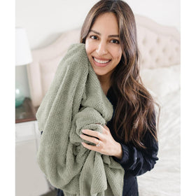 ROLSHOL hair towel wrap on a bathroom counter