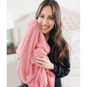 ROLSHOL Microfiber Hair Towel Wraps in a bathroom setting