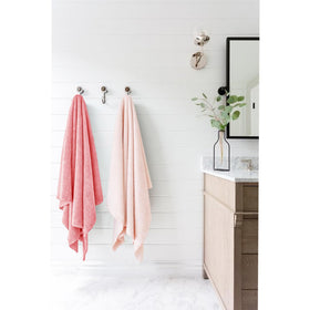 ROLSHOL Microfiber Hair Towel Wraps laid flat showcasing size