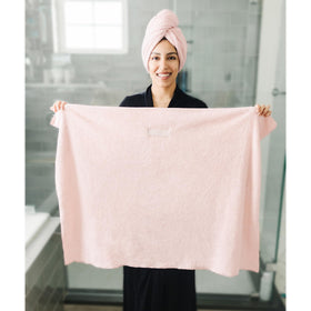ROLSHOL Microfiber Hair Towel Wraps side view showing absorbent texture