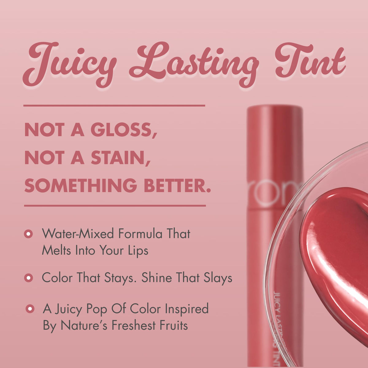 rom&nd Juicy Lasting Tint 11#PINK PUMPKIN packaging