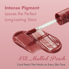 rom&nd Juicy Lasting Tint #18 Mulled Peach packaging