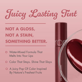 rom&nd Juicy Lasting Tint #21 Deep Sangria applicator tip