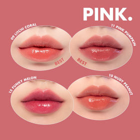 rom&nd Juicy Lasting Tint 22 Pomelo Skin swatch on skin