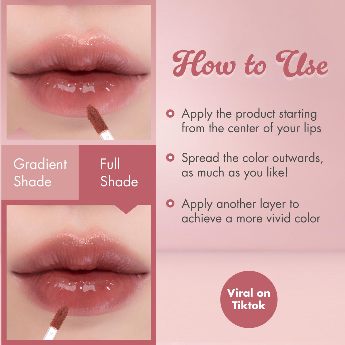 rom&nd Juicy Lasting Tint 23 Peach Peach Me in natural light