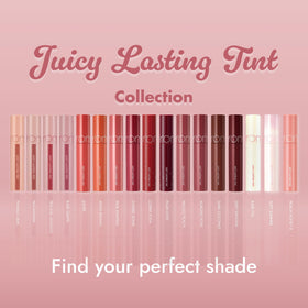 rom&nd Juicy Lasting Tint 24 PEELING ANGDOO on vanity