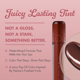 rom&nd Juicy Lasting Tint Dark Coconut swatch on skin