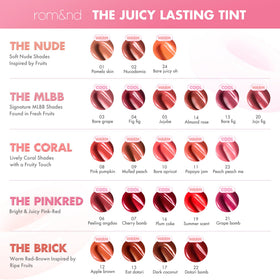 rom&nd Juicy Lasting Tint Grape Bomb 21 swatch on skin