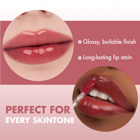 rom&nd Juicy Lasting Tint JUJUBE close-up of applicator