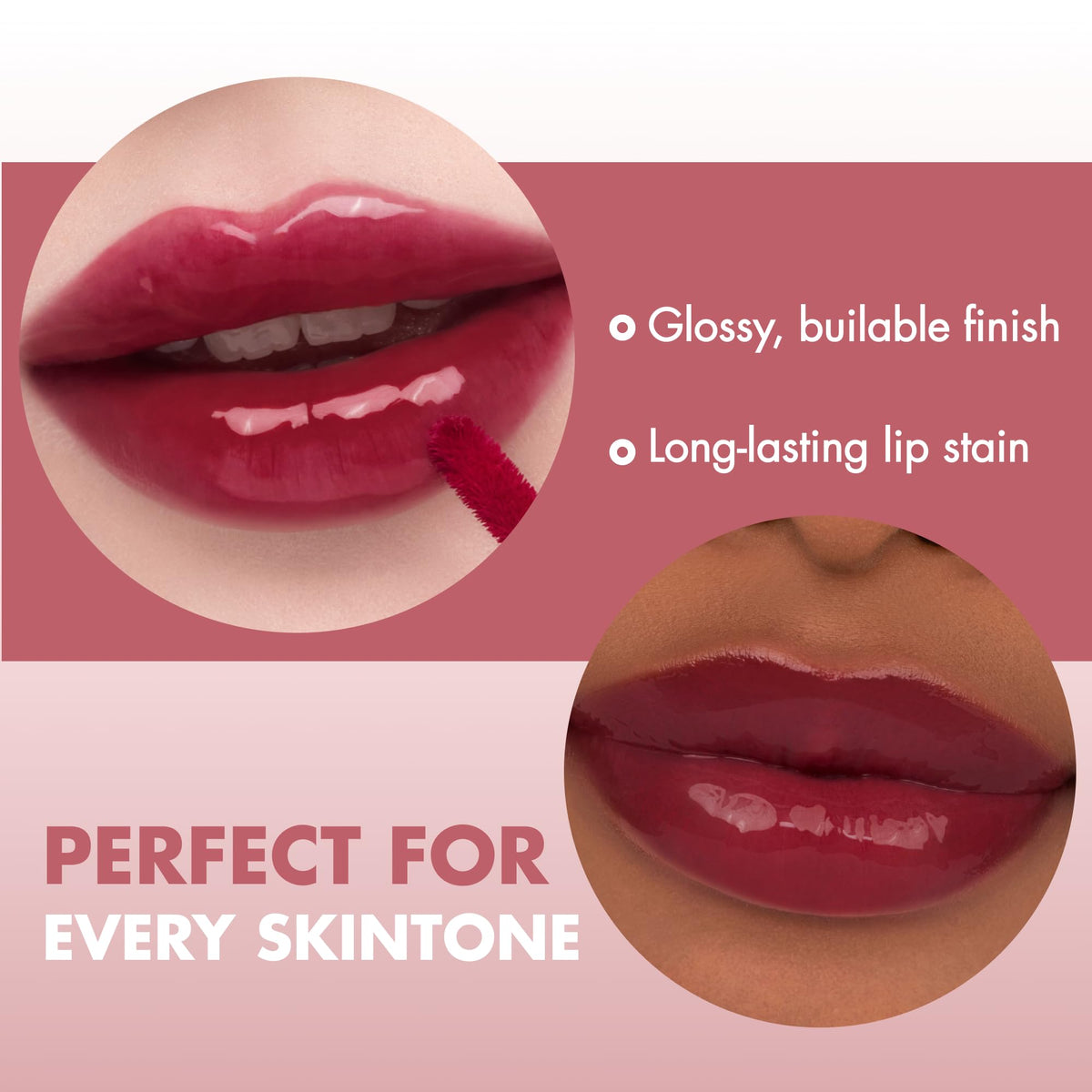 rom&nd Juicy Lasting Tint Plum Coke V1 on lips