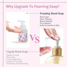 ROMIIE ZOI Cherry Blossom Foaming Hand Soap 3-pack packaging