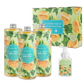ROMIIE ZOI Cucumber & Melon Foaming Hand Soap 1L bottle front view