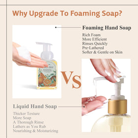 ROMIIE ZOI Foaming Hand Soap Citrus Zest close-up of label