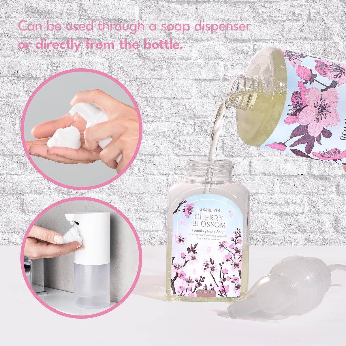 ROMIIE ZOI Foaming Hand Soap elegant gift packaging