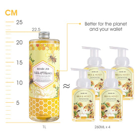 ROMIIE ZOI Foaming Hand Soap in a bathroom setting