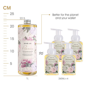 ROMIIE ZOI Foaming Hand Soap in a bathroom setting