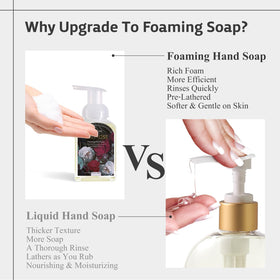 ROMIIE ZOI Foaming Hand Soap in a bathroom setting