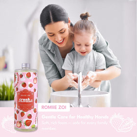ROMIIE ZOI Foaming Hand Soap in a bathroom setting