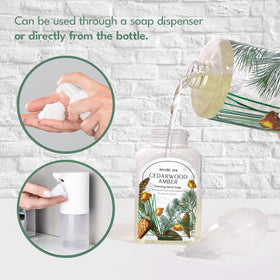 ROMIIE ZOI Foaming Hand Soap in a bathroom setting