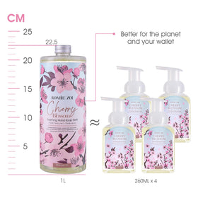 ROMIIE ZOI Foaming Hand Soap Refill Cherry Blossom side view