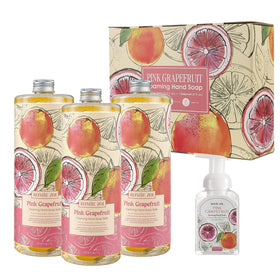 ROMIIE ZOI Foaming Hand Soap Refills 1L Pink Grapefruit front view