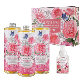 ROMIIE ZOI Foaming Hand Soap Refills 3-Pack Rose scent front view