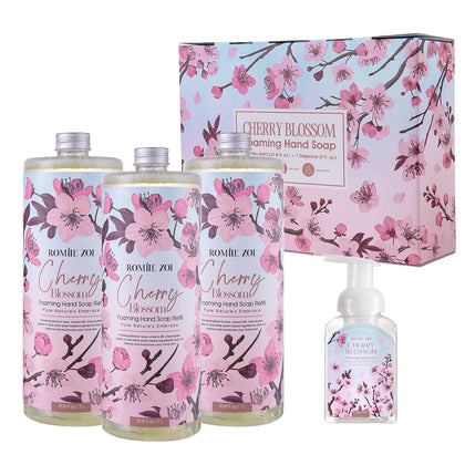ROMIIE ZOI Foaming Hand Soap Refills Cherry Blossom 1 L front view