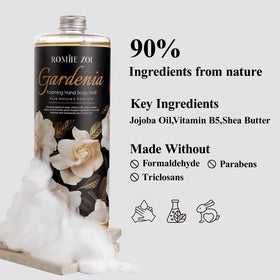 ROMIIE ZOI Gardenia Foaming Hand Soap with essential oils
