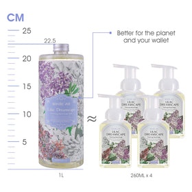 ROMIIE ZOI Hand Soap bottles arranged on a kitchen counter