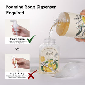 ROMIIE ZOI Lemon Foaming Hand Soap refill bottles stacked