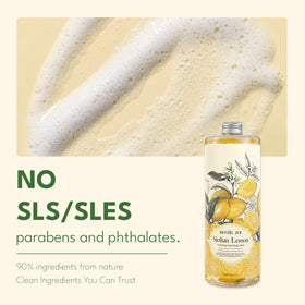 ROMIIE ZOI Lemon Hand Soap refill in a bathroom setting