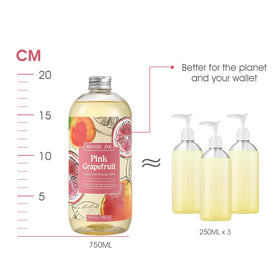 ROMIIE ZOI Liquid Hand Soap being used in a bathroom