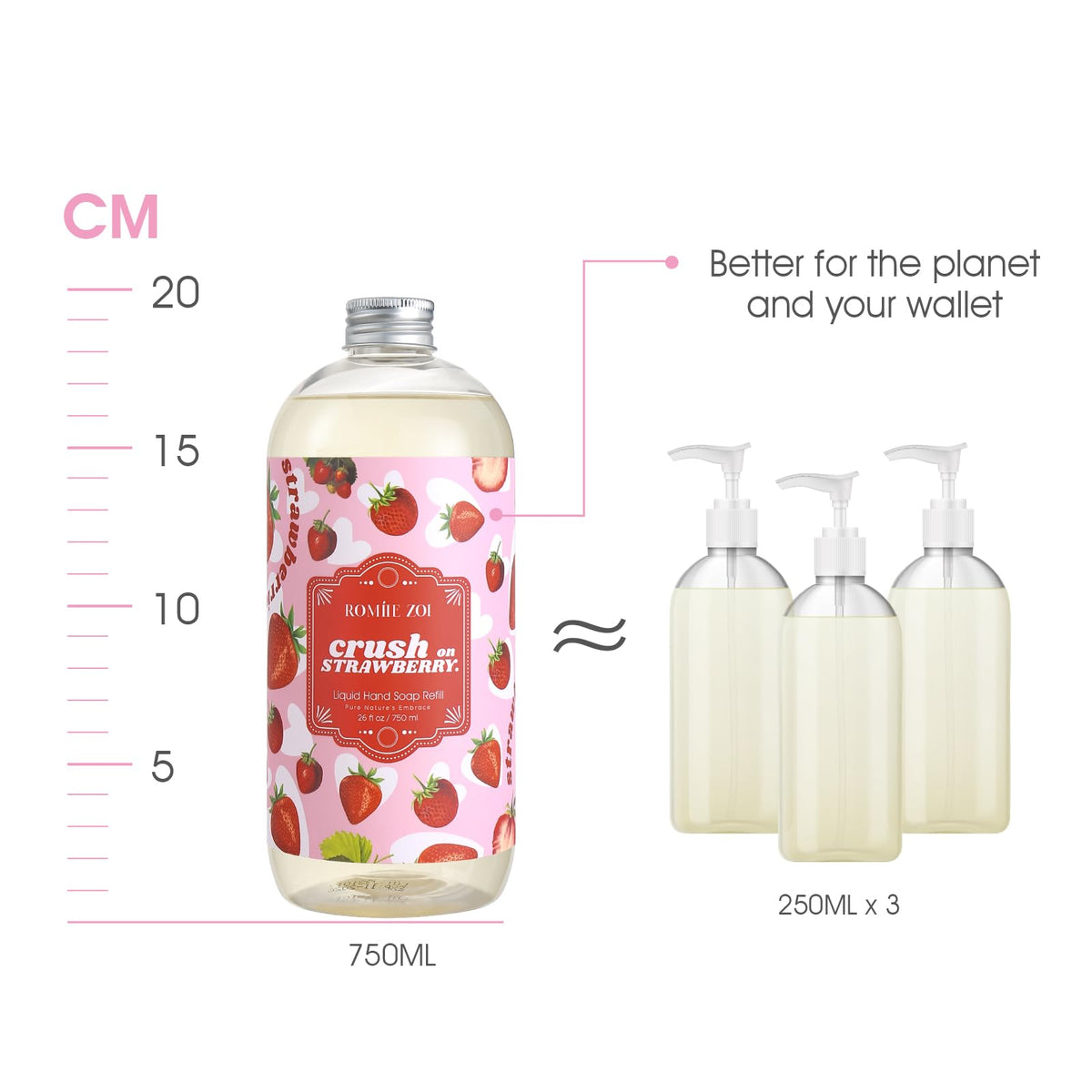 ROMIIE ZOI Liquid Hand Soap close-up of texture