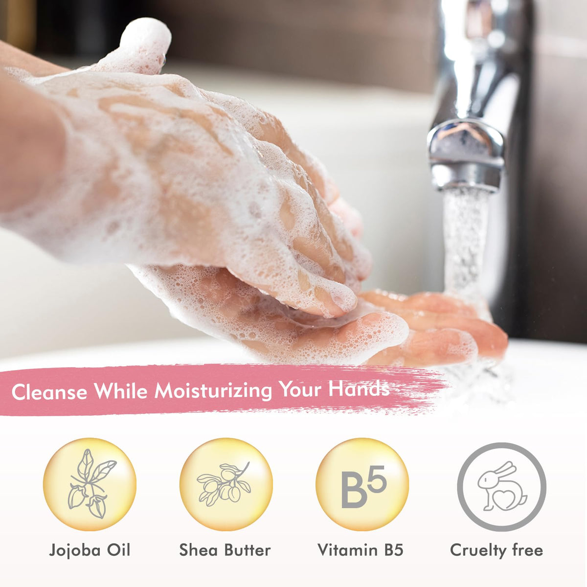 ROMIIE ZOI Liquid Hand Soap in a kitchen setting