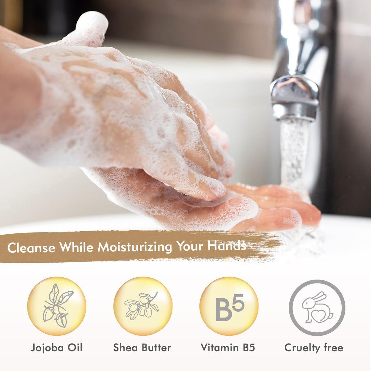 ROMIIE ZOI Liquid Hand Soap in a kitchen setting