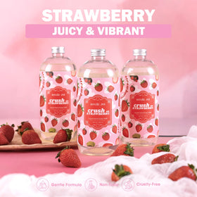 ROMIIE ZOI Liquid Hand Soap packaging with strawberries